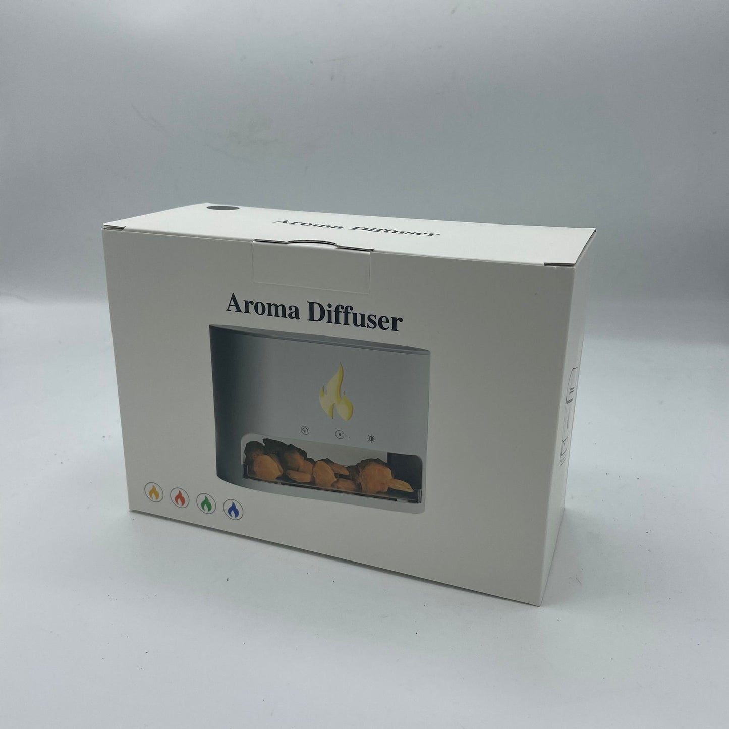 Difuzor de Aromaterapie cu Efect de Flacără și Sare de Himalaya (USB-C, Sare Inclusă)