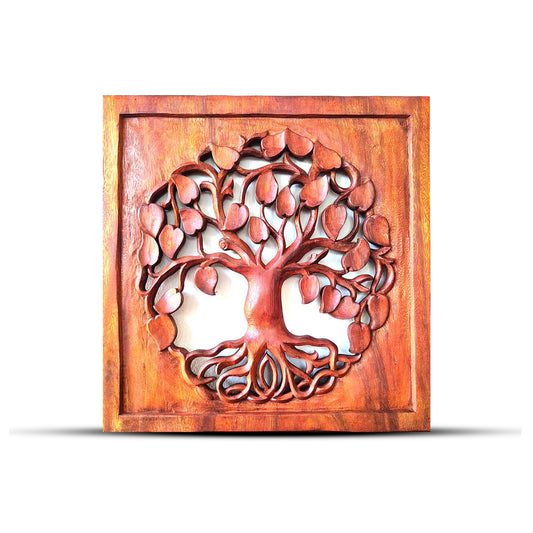 Panou Decorativ de Perete Tree of Life – Pătrat 40×40 cm