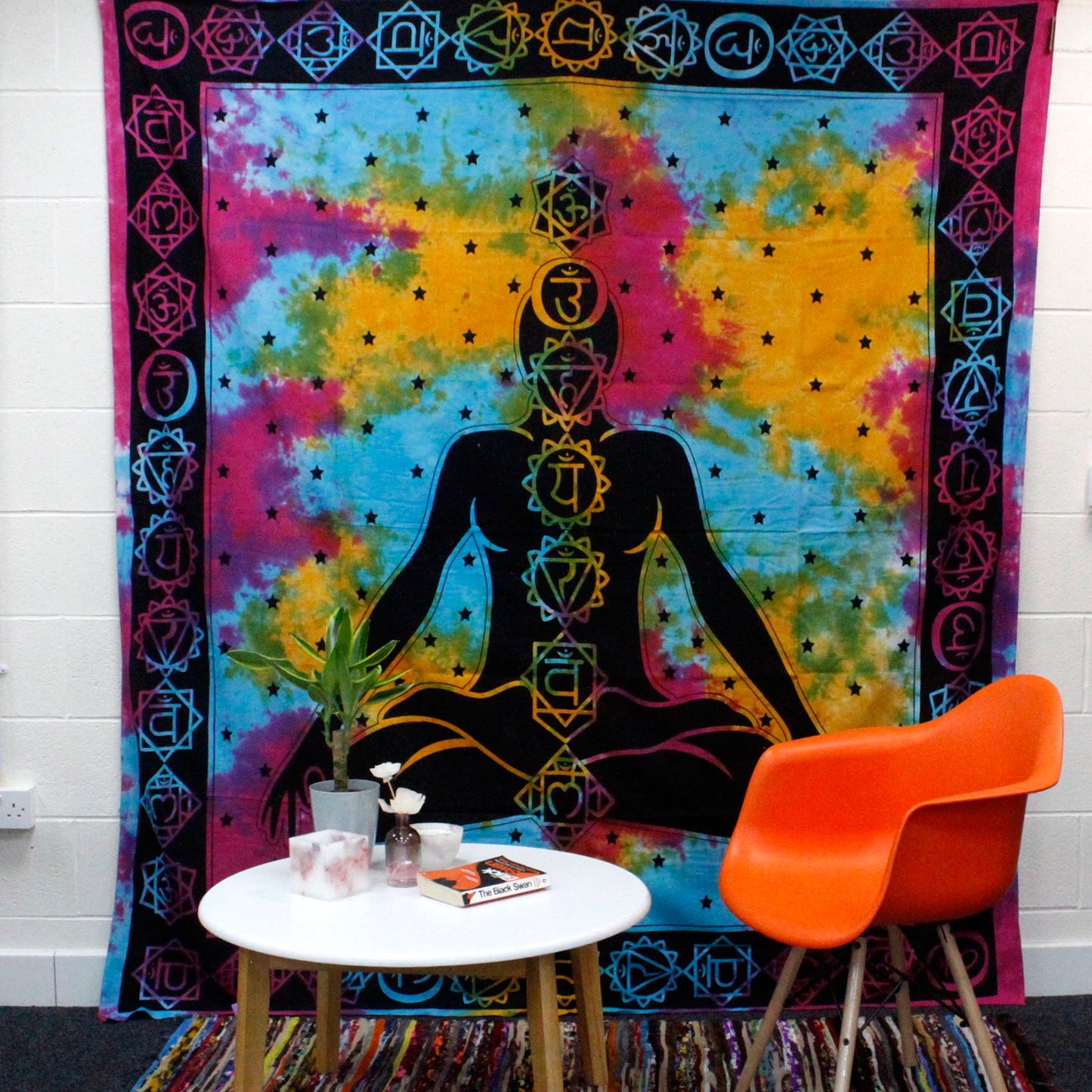 Pled Decorativ din Bumbac Multifuncțional – Decor de Perete, Cuvertură Pat sau Canapea, 230×200 cm