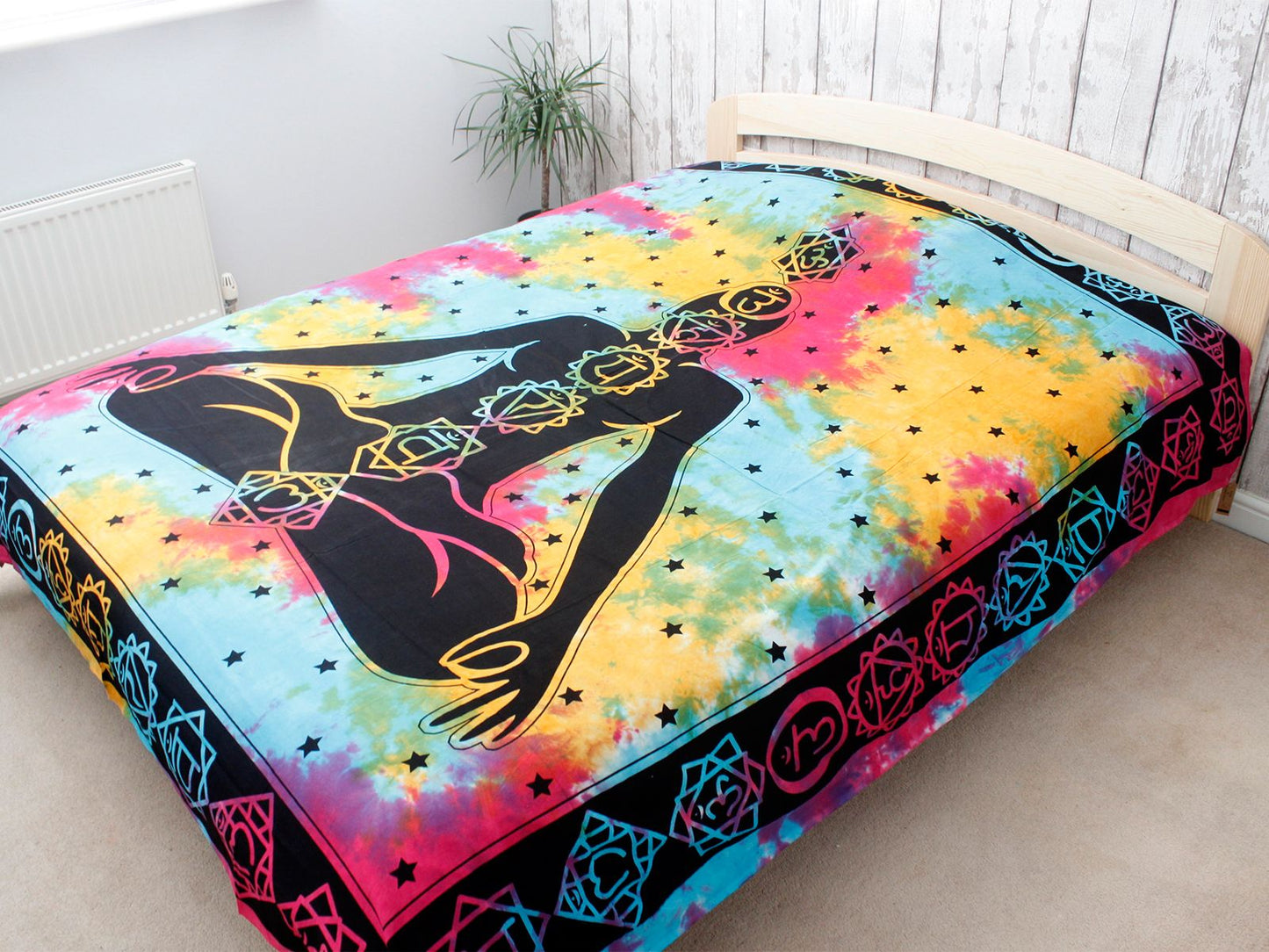 Pled Decorativ din Bumbac Multifuncțional – Decor de Perete, Cuvertură Pat sau Canapea, 230×200 cm