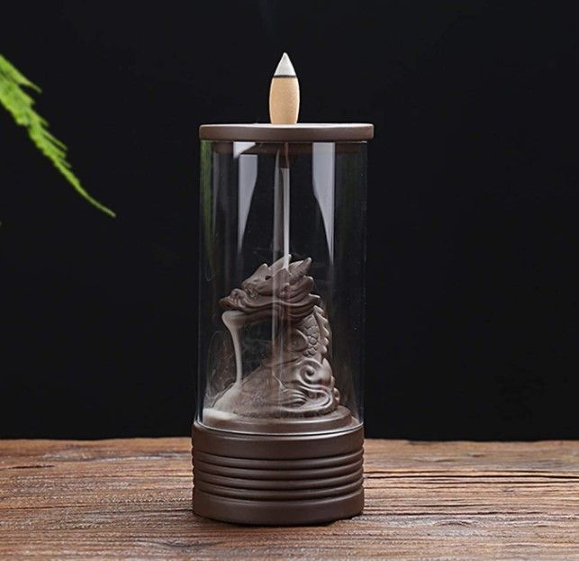 Suport decorativ pentru conuri parfumate – Dragon Waterfall
