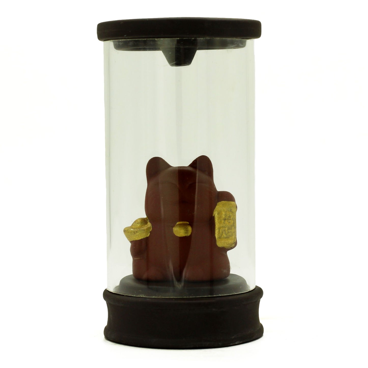 Suport decorativ pentru conuri parfumate – Money Cat Tube