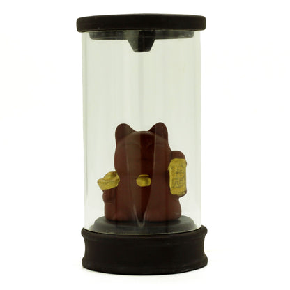 Suport decorativ pentru conuri parfumate – Money Cat Tube