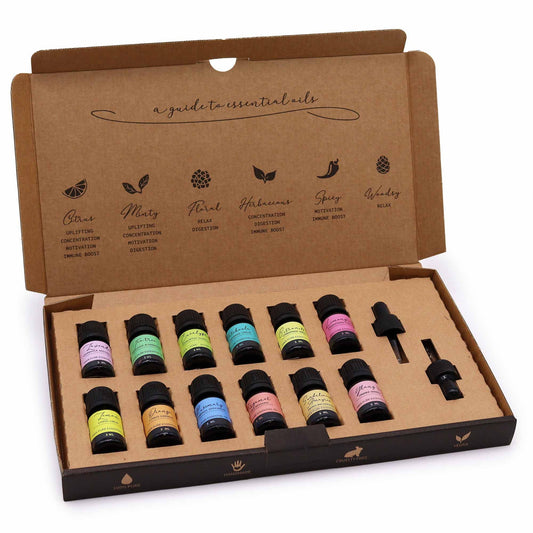 Set uleiuri esențiale aromaterapie – Top 12 Colecție Premium